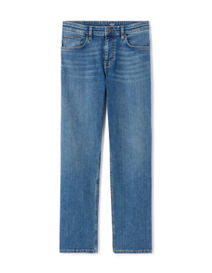 Powerflex straight stretch jeans - double stone