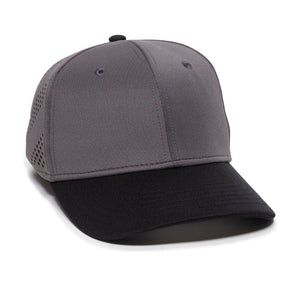 OC Sports 'Graphite Black' AIR25 Flexible Fitting Cap