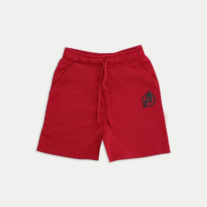 MI - Kids 'Red' Cotton Shorts MI914