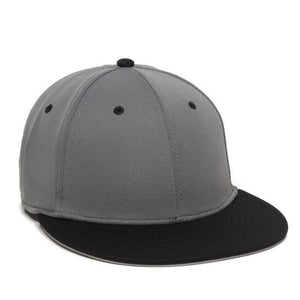 OC Sports 'Graphite Black' Polyester Bamboo Charcoal Proflex Cap