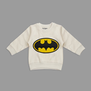 BT - Boys 'White' Printed Terry Sweatshirt BT441