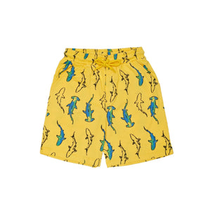 MI - Kids 'Yellow' Printed Cotton Shorts MI828