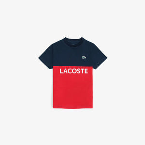LC - Kids 'Navy & Red' Logo Printed T-Shirt LC861