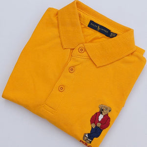 PL - Kids 'Orange' Baker Bear Polo PL719