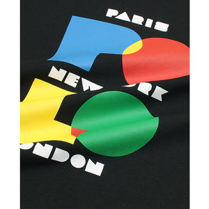 PL - Kids 'Black' Multi Polo Printed T-Shirt PL856