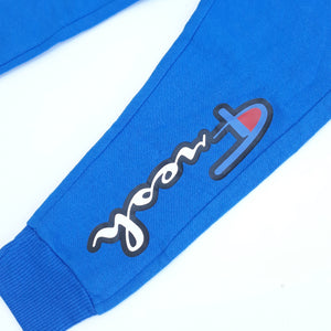 PR - Kids 'Blue' Printed Fleece Trouser PR529