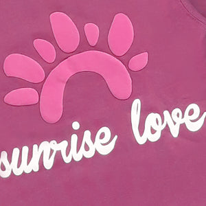 MG - Kids 'Deep Pink' Printed Fleece Sweatshirt MG520