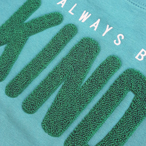 MG - Kids 'Sea Green' Patched Fleece Sweatshirt MG517