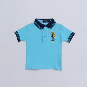 PL - Kids 'Aqua' Baker Bear Polo PL714