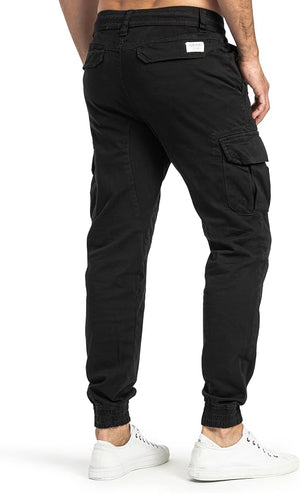 Men's jeans straight cut slim denim trousers cargo trousers jeans