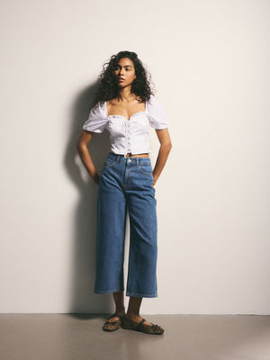 Culotte jeans
