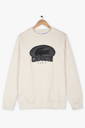 Men LACOSTE EMBROIDERED BADGE SWEATSHIRT