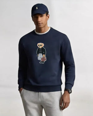 POLO BEAR SWEATSHIRT NAVY BLUE