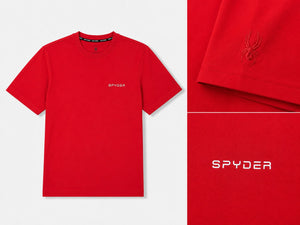 Spyder Mens Athletic Shirt Quick Dry Lightweight Short Sleeve Tee