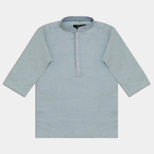 Kids 'Aqua' Embroidery Design Cotton Kurta K1
