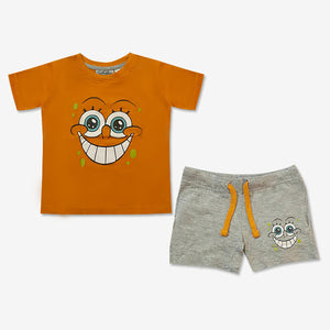 NK - Kids 'Orange' Top - Bottom 2 Piece Set NK866