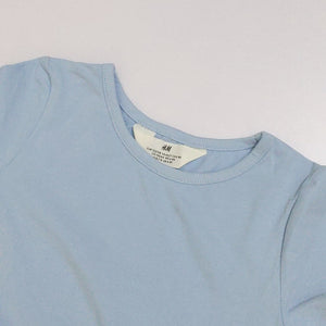 H&M - Kids 'Aqua' Short Sleeve Cotton Frock HM140