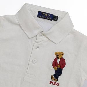 PL - Kids 'White' Baker Bear Polo PL149