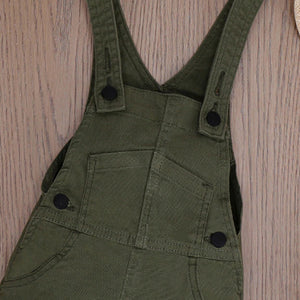 ST - Kids 'Green' Denim Dungaree ST793