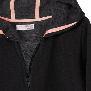 Lincon & Sharks - Kids 'Black' Hoodie LS783 (4400491298901)