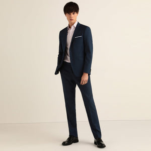 E.A.S.Y W.E.A.R - Mens 'Pink' Micro Striped Iron Skinny Fit Causal Shirt EW112