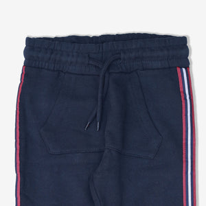 OR - Kids 'Dark Navy' With Side Stripe Terry Fleece Jogger Trouser OR582