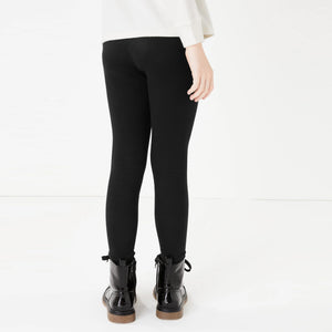 PM - Kids 'Black' Plain Skinyy Cotton Legging PR264