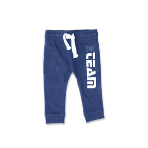 MC - Kids 'Black' ONE TEAM Printed Terry Trouser MC584