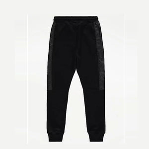 HF - Kids 'Black'  Panelled Fleece Jogger Trouser HF756