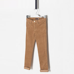ORIGINAL MARINES- Kids'Camel Color' Quadri Jeans OM929 (2656647544917)